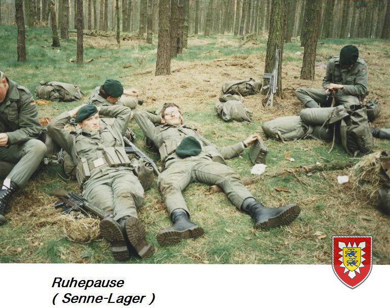 Ruhepause in Sennelager