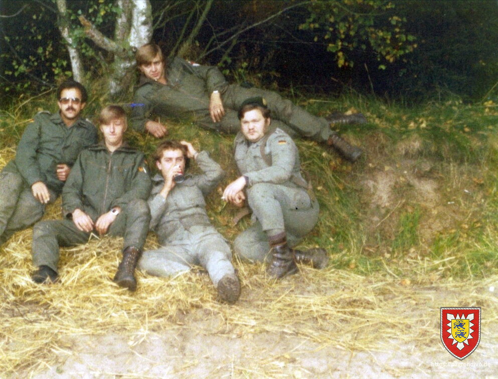 Freie Uebung 1977  Sennelager  Schumann -  Hoge -  Langhain und Hackstett