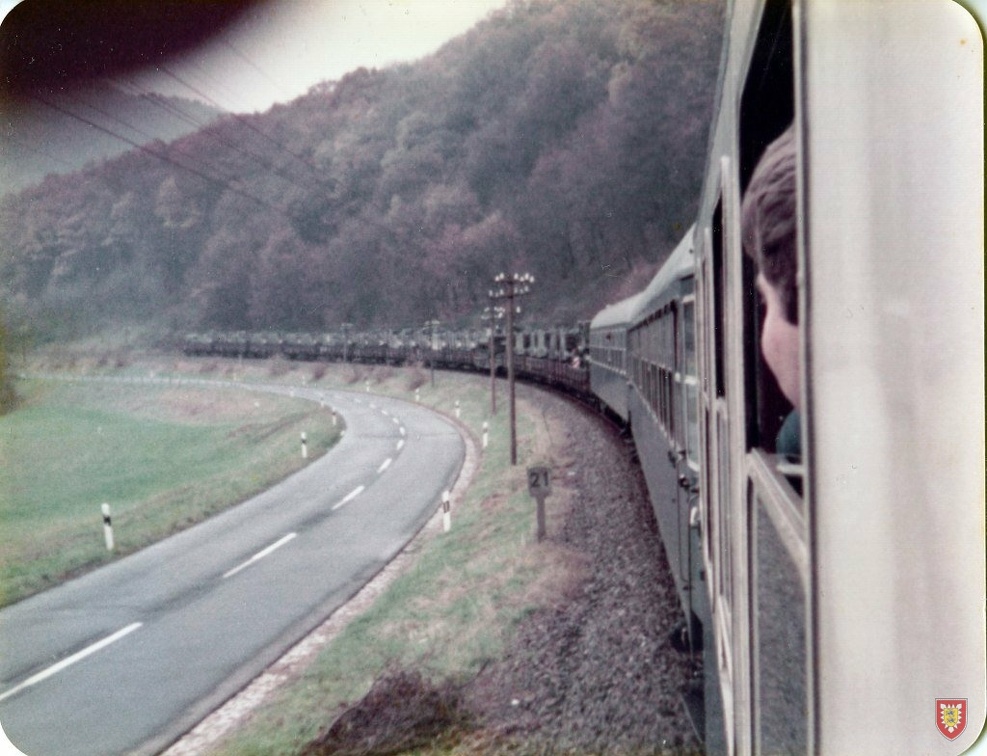 1983 - Bahntransport Wentorf nach Hammelburg