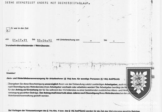 GWDL-Bescheinigung