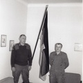 1991 - Wheruebung im FErsBtl 63 - Verabschiedung vor der Truppenfahne