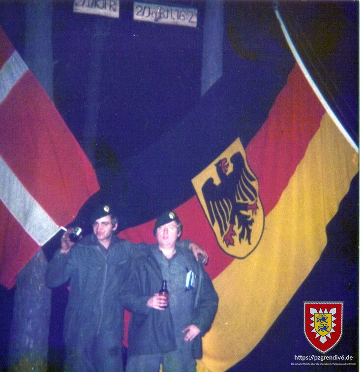 Truppenaustausch Daenemark  Hgf  Schumann und Tokarski