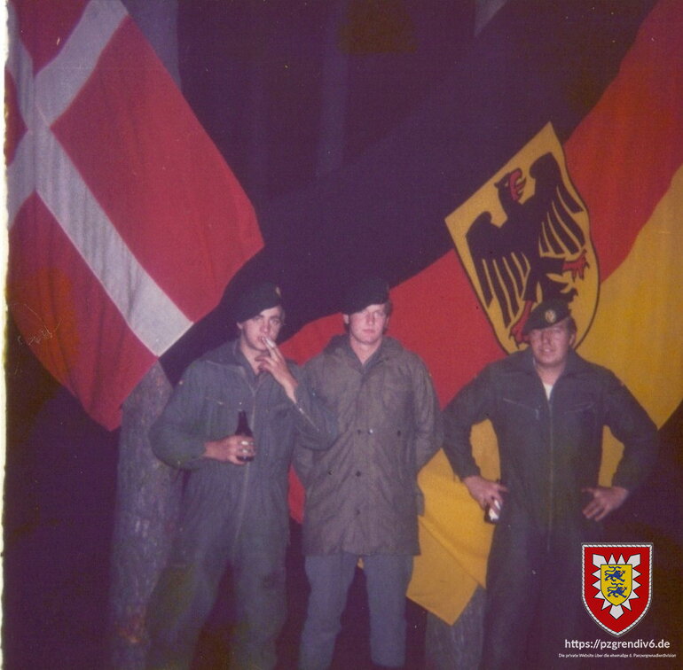 Truppenaustausch Daenemark  Hgf Schumann -  Borstelmann und Broschatt