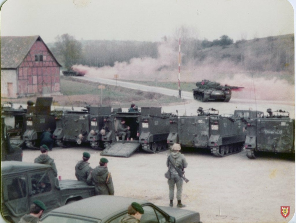1983 - Gefechtsschiessen der Panzer in Bonndorf