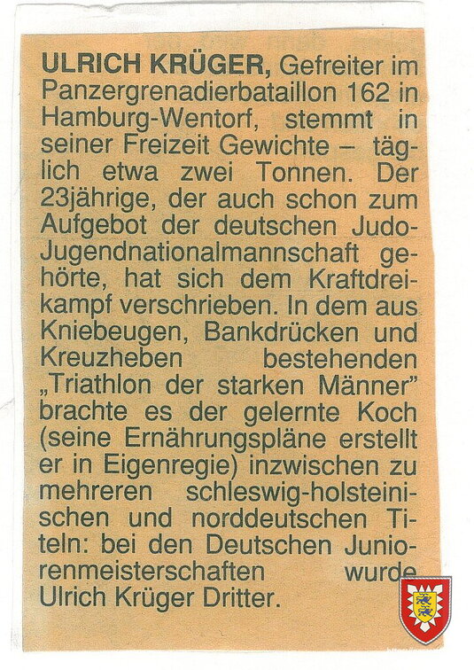 Zeitungsartikel