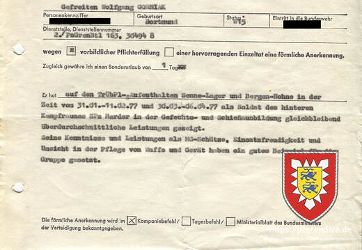 Foermlicher Anerkennung