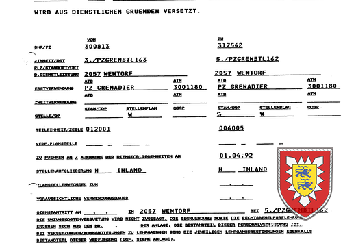 Versetzung