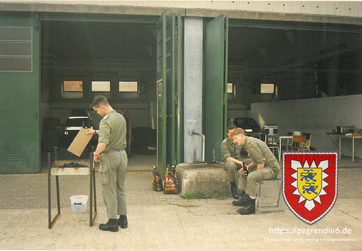 1994 - Vorbereitungen letztes Sommerfest PzGrenBtl 162 (18)