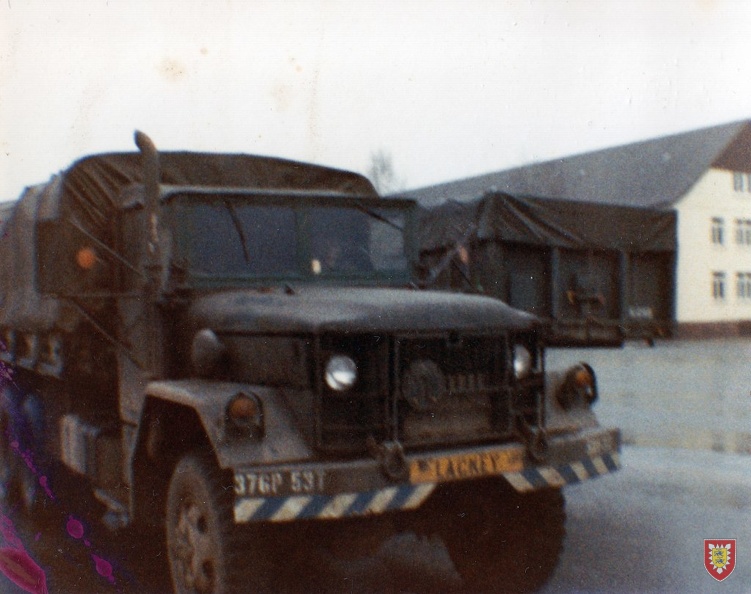 1981 - Truck der US Armee in Bergen
