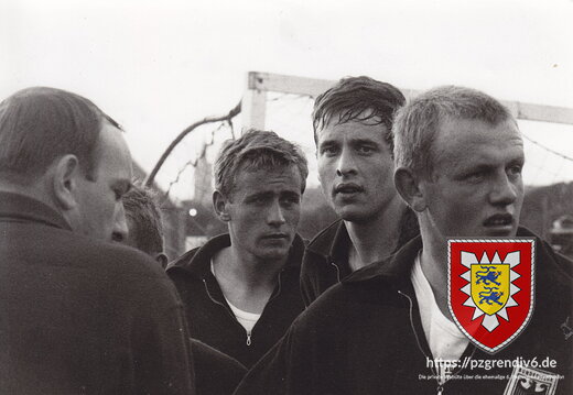1966 - Training fuer erstes siegreiches Freundschaftsspiel der Bw gegen Wales