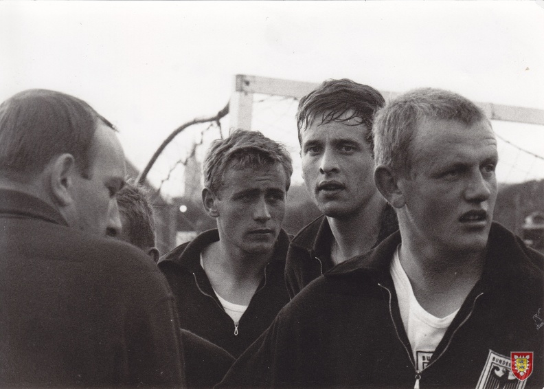 1966 - Training fuer erstes siegreiches Freundschaftsspiel der Bw gegen Wales