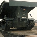 Brueckenleger M 48 bei der Bahnverladung in Schwarzenbek 2