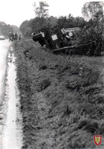1978-09 Unfall mit Tankzug auf Uebung 3