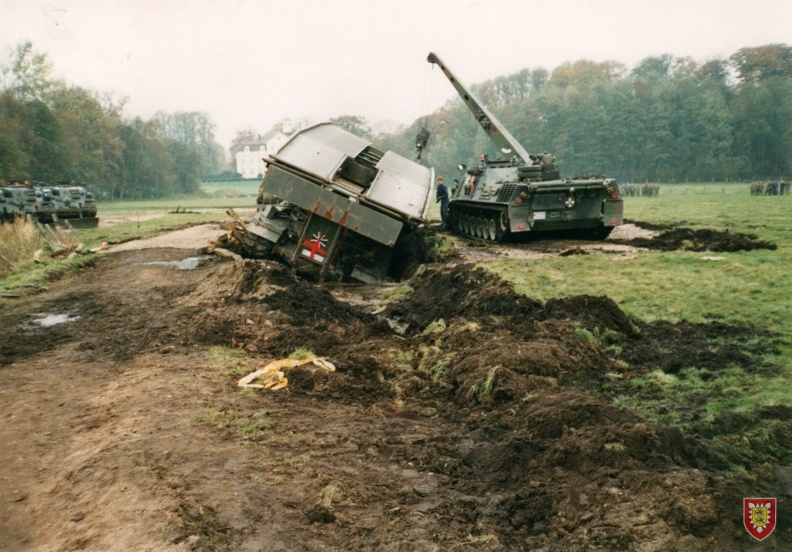 1988-11 - Breite Kette - Gut Blumendorf - Bergung eines BPz PzPiKp 170 durch das PzBtl 174 InstZg aus dem Moor (4)