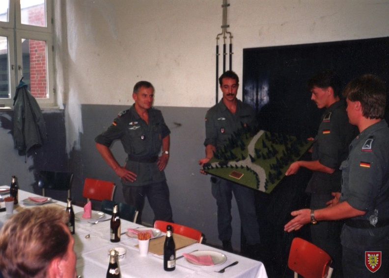 1992 - Goltz-Kaserne - InstZg-Abend vor der Aufloesung des PzBtl 174