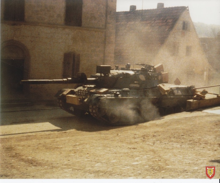 Stellungswechsel Leopard 1 in Hammelburg