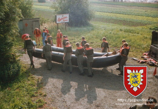 1989 - Paddeltour der 1 Kompanie 1