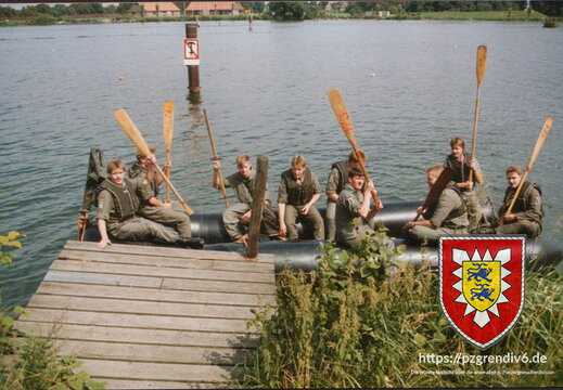 1989 - Paddeltour der 1 Kompanie 8