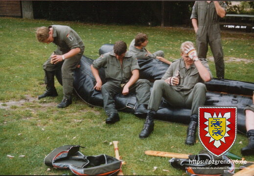 1989 - Paddeltour der 1 Kompanie 3