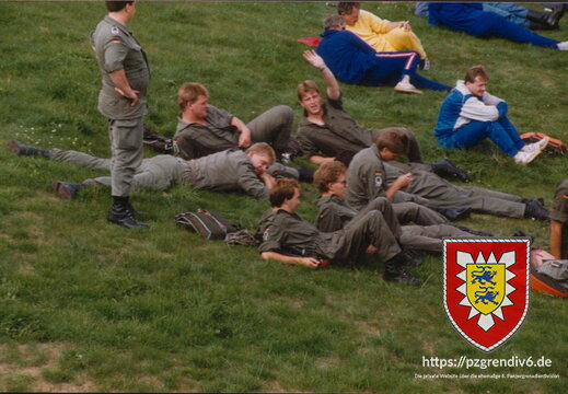 1989 - Paddeltour der 1 Kompanie 13