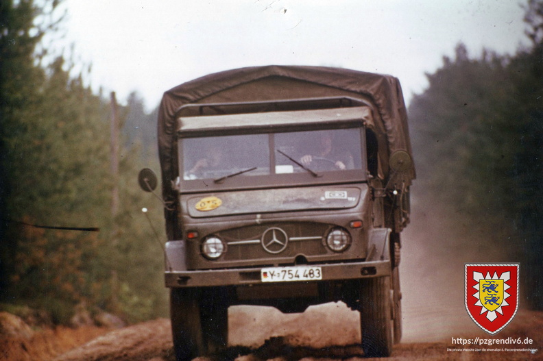 1974 - Unimog des Richtkreistrupps