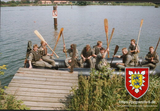1989 - Paddeltour der 1 Kompanie 7