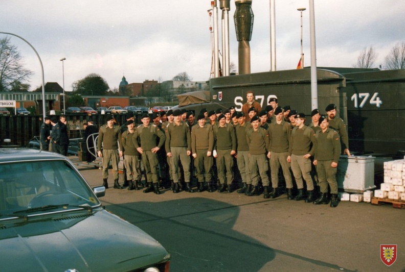 1986 - InstZg beim U-Boot Geschwader in Kiel