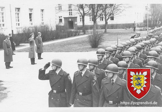 1964 - Vorbeimarsch an BG Johannes in Luebeck