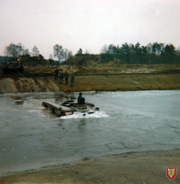 1984-02 - Bergen-Hohne - Vorbereitung zum Tiefwaten