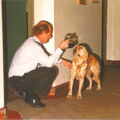 S 1 Offz  OLt Keim mit Hund von OTL von Claer