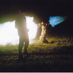 Abschuss schwere Panzerfaust mit zwei Schuetzen