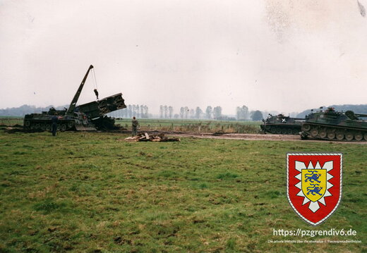 1988-11 - Breite Kette - Gut Blumendorf - Bergung eines BPz PzPiKp 170 durch das PzBtl 174 InstZg aus dem Moor (7)