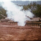 1974 - Abschuss M109