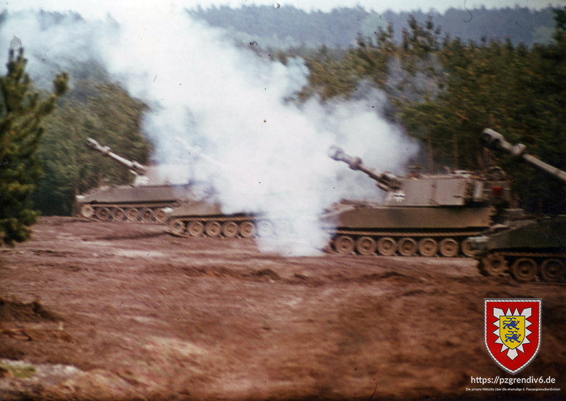 1974 - Abschuss M109