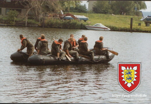1989 - Paddeltour der 1 Kompanie 10