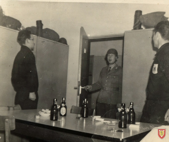 1969 - Flensburg - Stubendurchgang in der Briesen-Kaserne