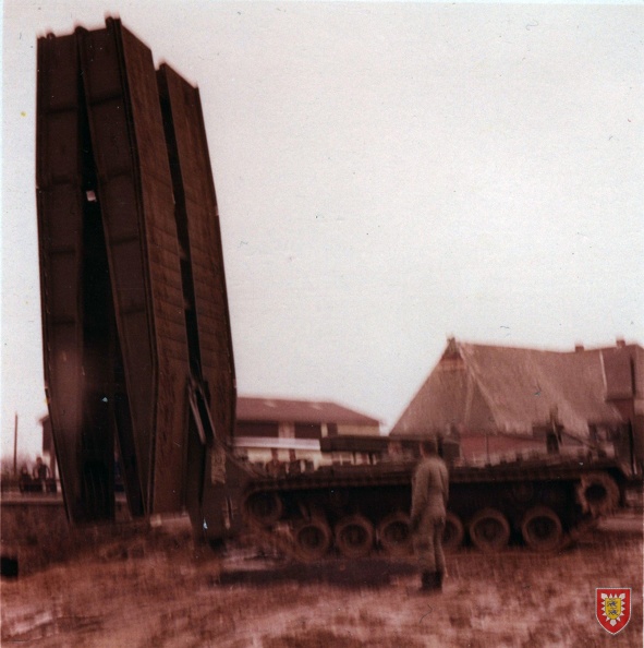 1972 - Sahms - Übungseinsatz M48 Brückenleger an der Steinau in Sahms (5)