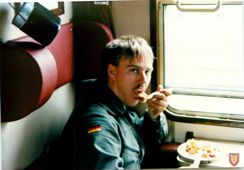 Essen im Zug