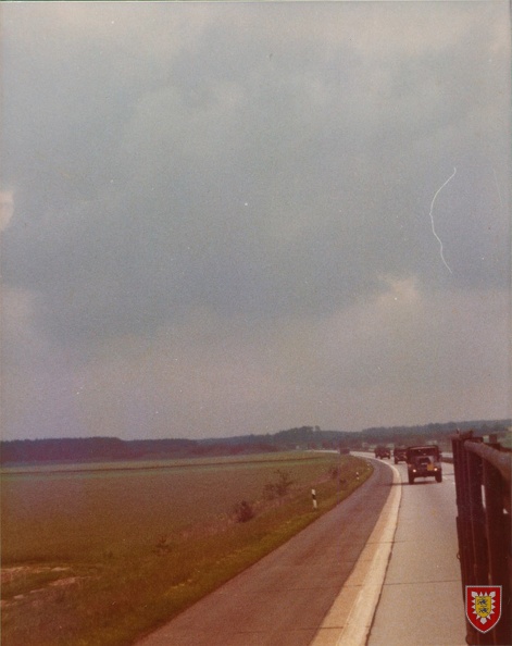 1976 - Marsch auf der A7 von Hamburg nach Bergen-Hohne
