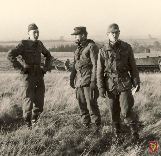 Schießen in Putlos links Lt. Jensen 1961