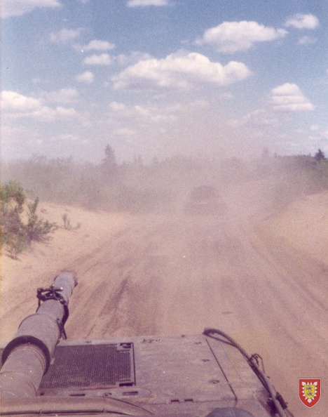 1982 Shilo Sicht vom Panzer