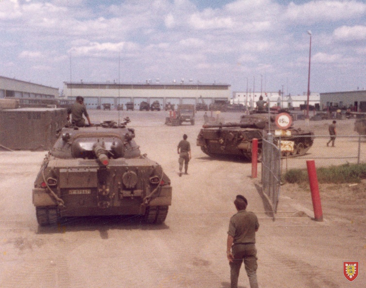 1982 Shilo Panzer im Lager
