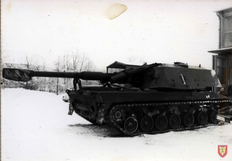 1980 - Prototyp Panzerhaubitze 80 beim Erprobungsversuch im PzArtBtl 185 (2)