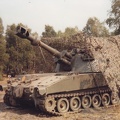 1983 - Sommer - Munster - Panzerhaubitze M109G in Stellung