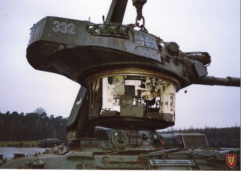 Turm Leopard 1 gezogen