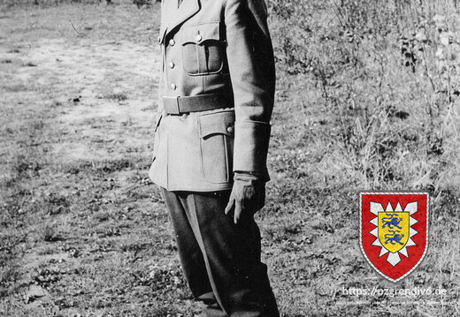 Fähnrich Leemhuis als Fm-Zugführer