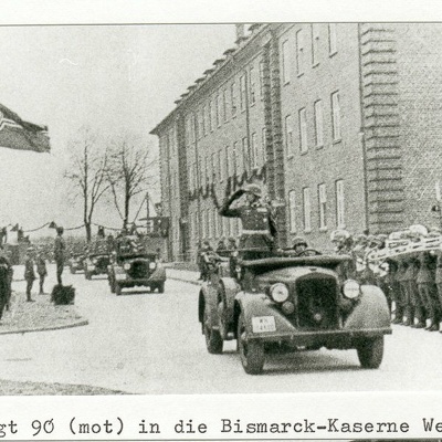 1938 - Bismarck Kaserne mit Wehrmacht