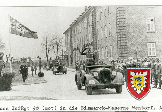 1938 - Bismarck Kaserne mit Wehrmacht