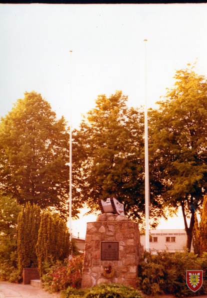 Denkmal im Eingang der Graf Goltz Kaserne