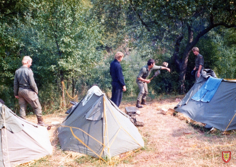 1975 - Zeltlager der 4 Kompanie (3)